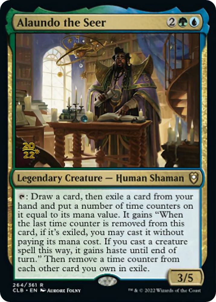 Alaundo the Seer 264s/108 (Prerelease Cards)  - PreRelease Foil | Good Games Modbury