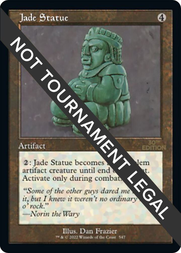 Jade Statue Retro Frame 547/594 (30th Anniversary Edition)  | Good Games Modbury