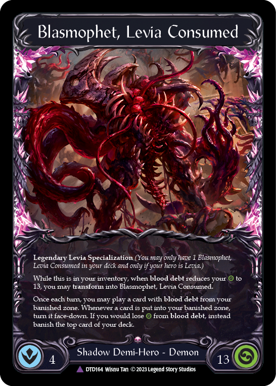Levia, Redeemed // Blasmophet, Levia Consumed (Marvel) [DTD164] (Dusk Till Dawn)  Cold Foil | Good Games Modbury