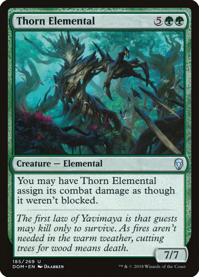 Thorn Elemental [Dominaria] | Good Games Modbury