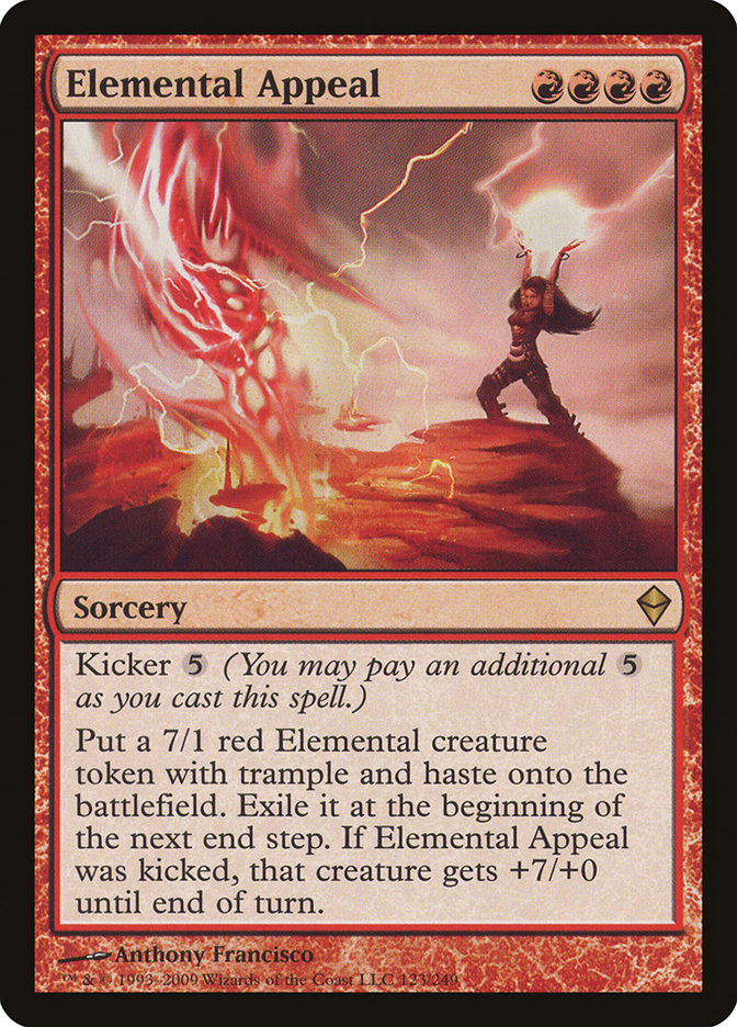 Elemental Appeal 123/249 (Zendikar)  | Good Games Modbury