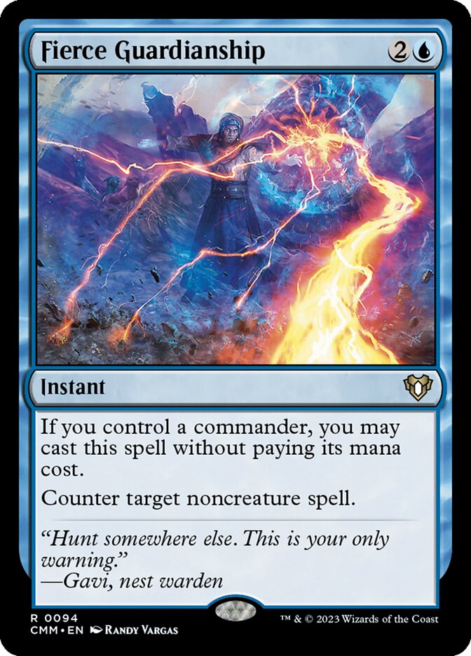 Fierce Guardianship 94 (Commander Masters)  - Foil | Good Games Modbury