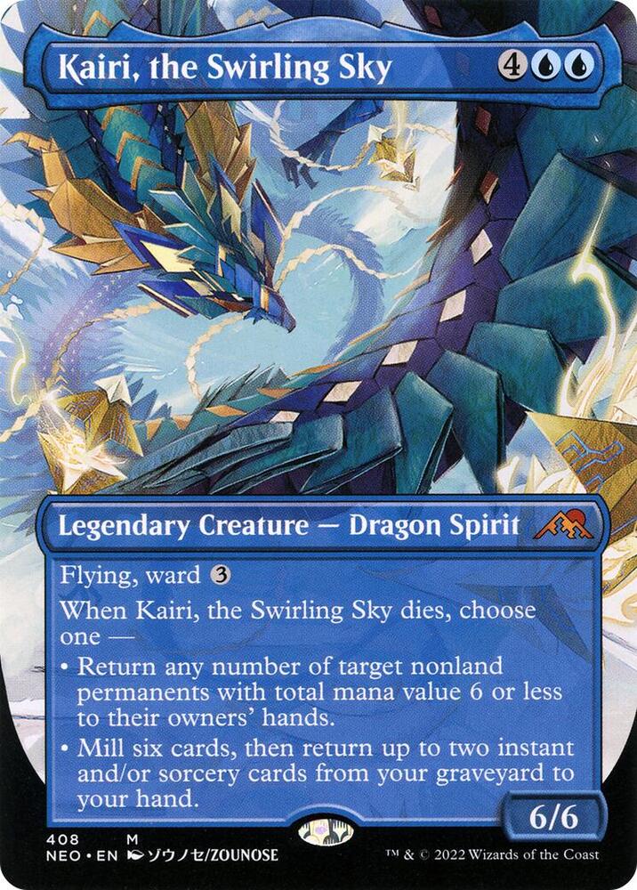 Kairi, the Swirling Sky 408/302 (Kamigawa: Neon Dynasty)  - Borderless | Good Games Modbury