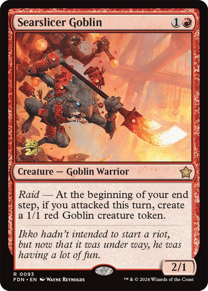 Searslicer Goblin 93s/101 (Prerelease Cards)  - Foil | Good Games Modbury