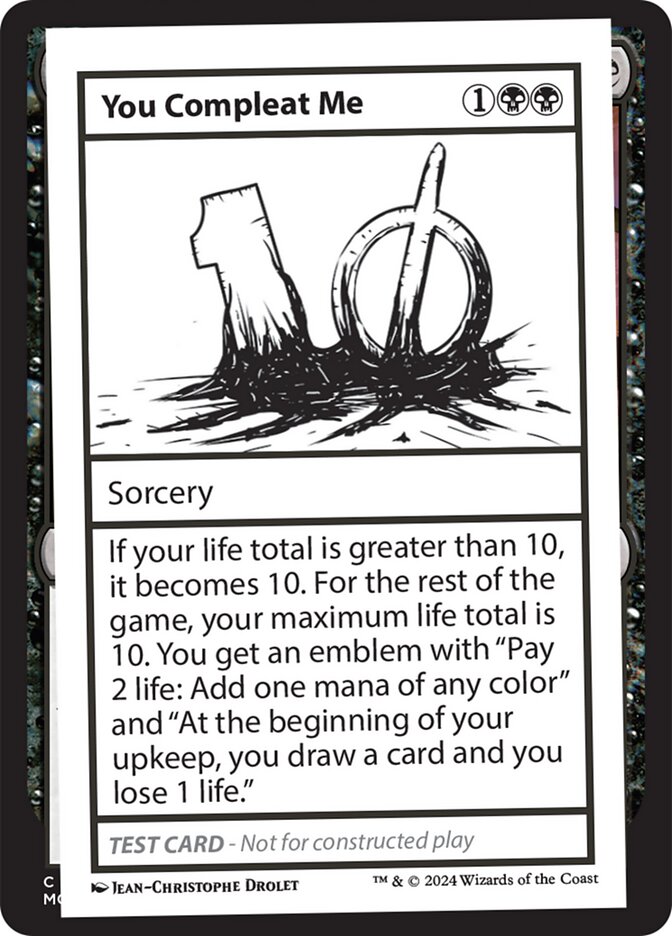 You Compleat Me 556/390 (Mystery Booster 2 Playtest Cards)  | Good Games Modbury