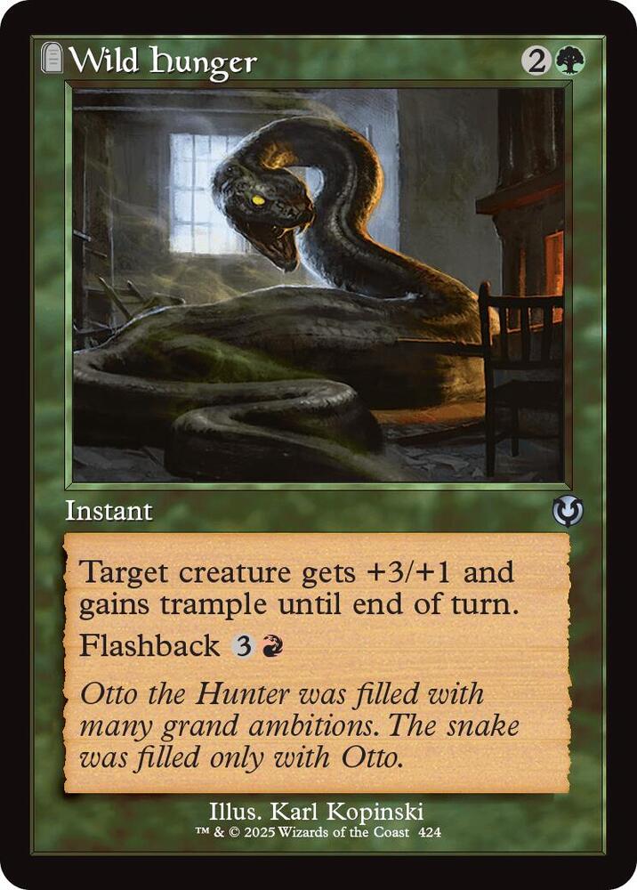 Wild Hunger 424/287 (Innistrad Remastered)  - Retro | Good Games Modbury