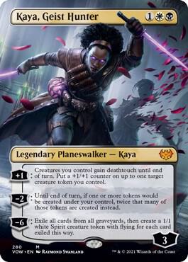 Kaya Geist Hunter Borderless 280/277 (Innistrad: Crimson Vow)  - Foil | Good Games Modbury