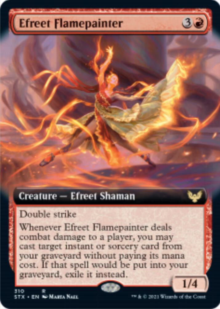 Efreet Flamepainter Extended Art 310/275 (Strixhaven: School of Mages)  | Good Games Modbury