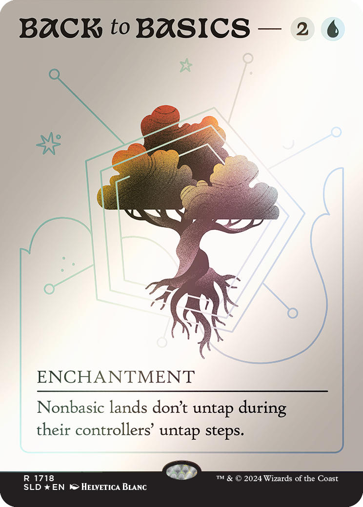 Back to Basics (Rainbow Foil) [Secret Lair Drop Series] | Good Games Modbury