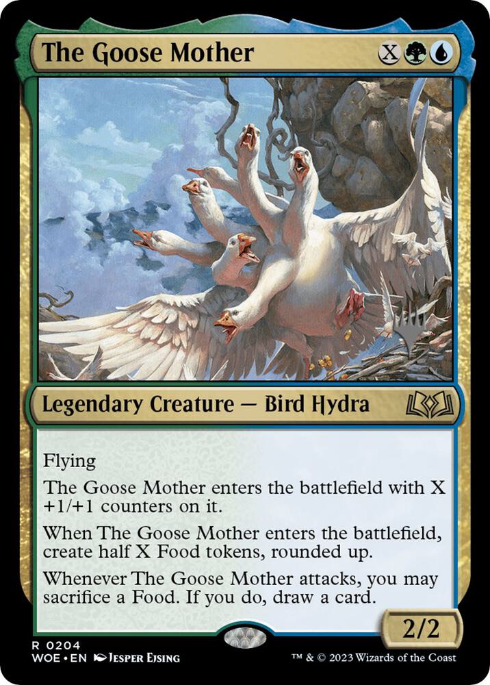 The Goose Mother 204p/200 (Promo Pack: Wilds of Eldraine)  - Foil | Good Games Modbury