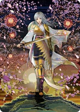 The Wandering Emperor Art Card 50 81 50 (Art Series: Kamigawa: Neon Dynasty)  | Good Games Modbury