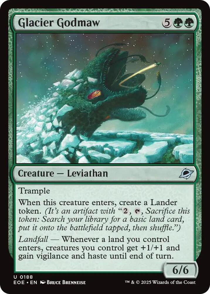 Glacier Godmaw 188/276 (Edge of Eternities)  - Foil | Good Games Modbury