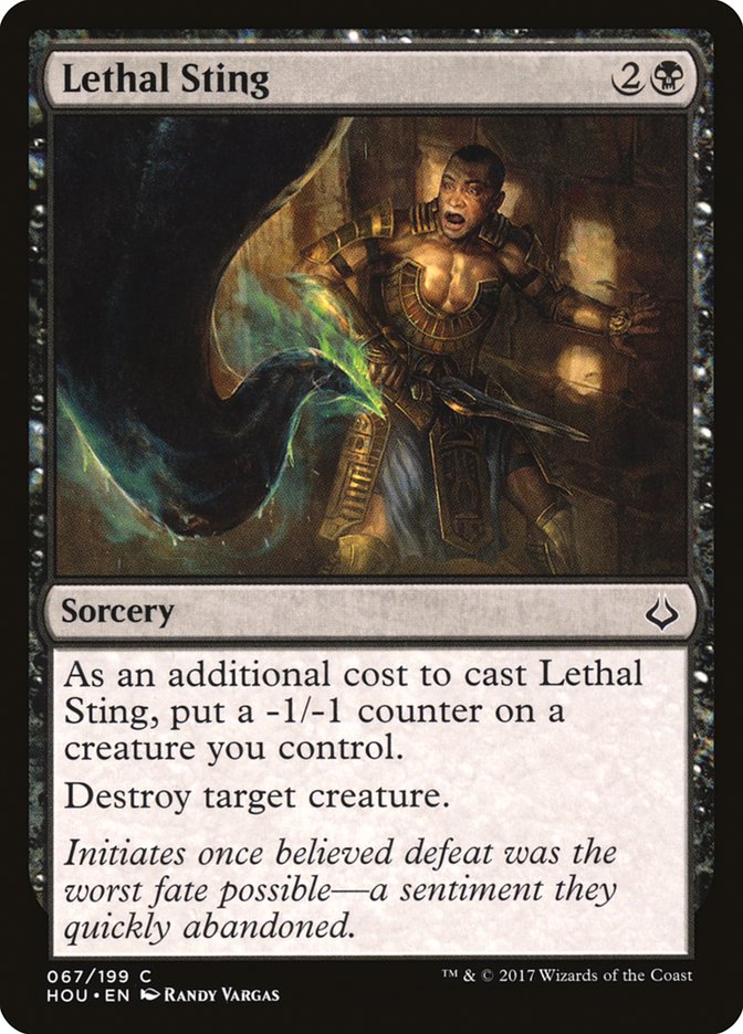 Lethal Sting 67/199 (Hour of Devastation)  - Foil | Good Games Modbury