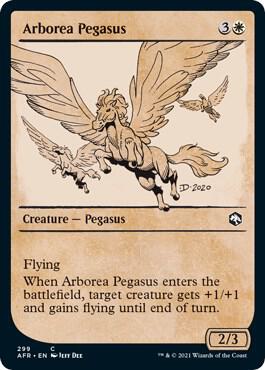 Arborea Pegasus Showcase 299/281 (Adventures in the Forgotten Realms)  - Foil | Good Games Modbury