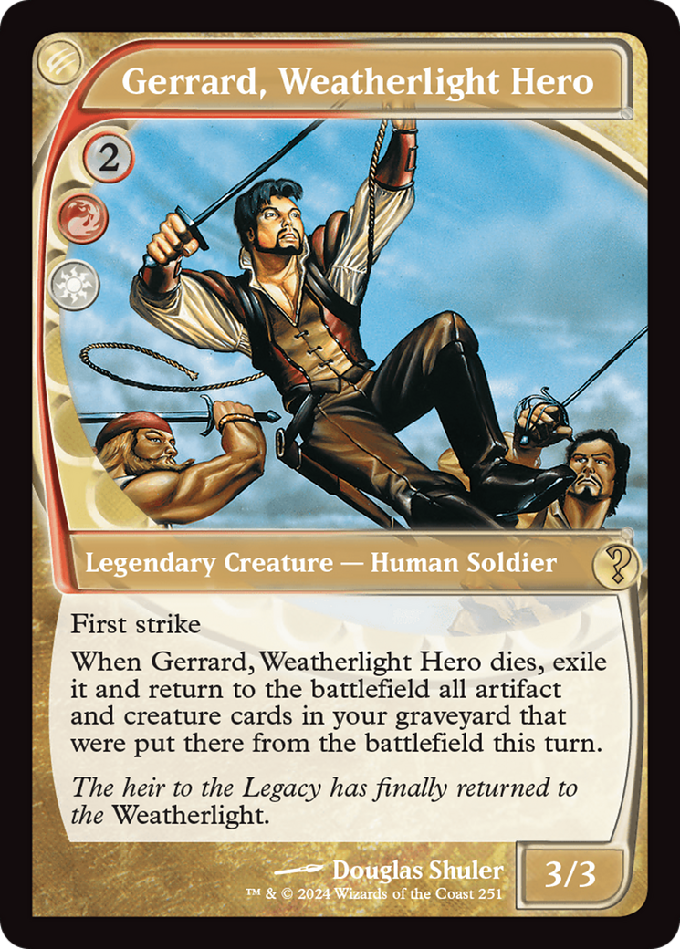 Gerrard, Weatherlight Hero (Future Sight) [Mystery Booster 2] | Good Games Modbury