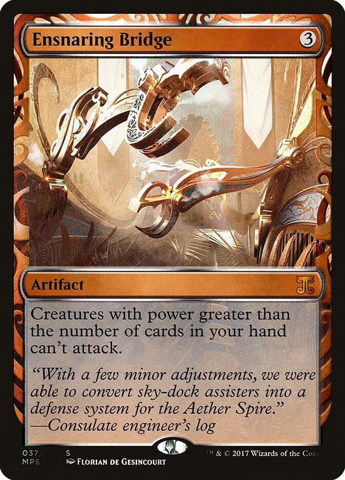 Ensnaring Bridge 37/54 (Masterpiece Series: Kaladesh Inventions)  - Foil | Good Games Modbury
