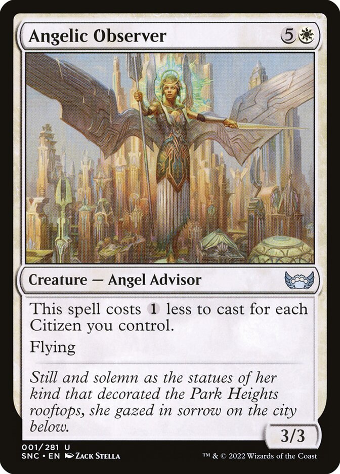 Angelic Observer 1/281 (Streets of New Capenna)  | Good Games Modbury
