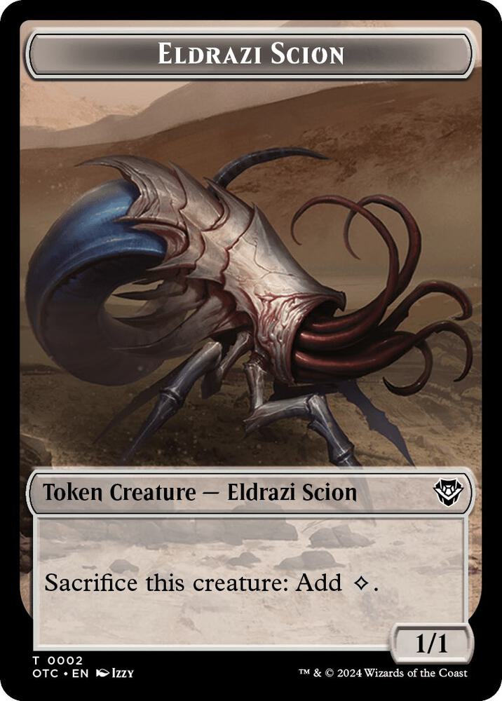 Eldrazi Scion Treasure Double Sided Token 2 // 18 (Commander: Outlaws of Thunder Junction)  | Good Games Modbury