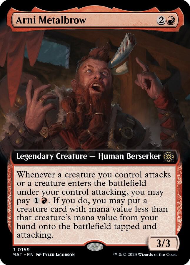 Arni Metalbrow 159/50 (March of the Machine: The Aftermath)  - Extended Art Foil | Good Games Modbury