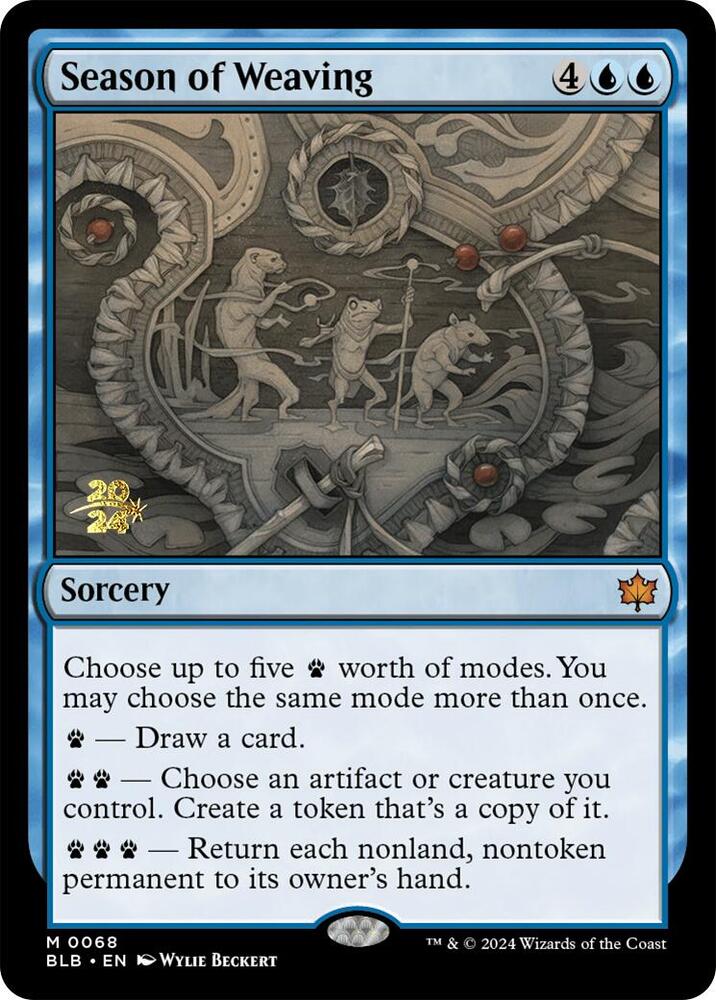 Season of Weaving 68s/160 (Prerelease Cards)  - Foil | Good Games Modbury
