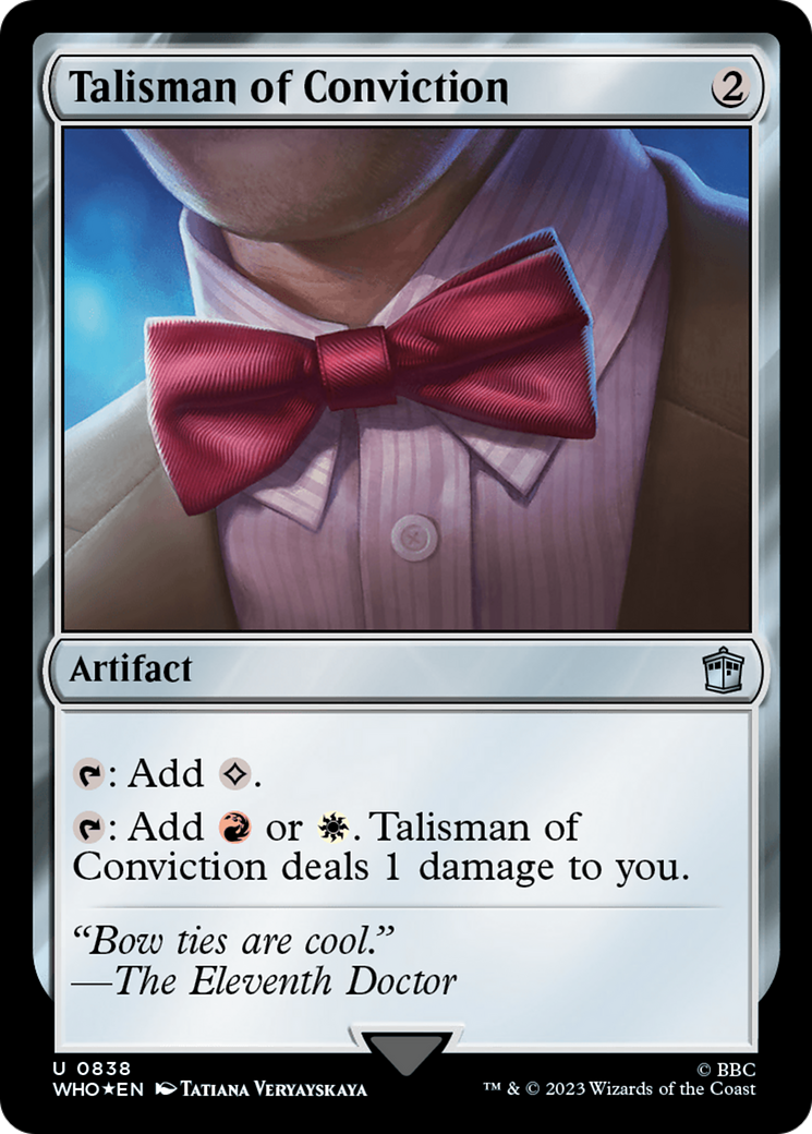 Talisman of Conviction (Surge Foil) [Doctor Who] | Good Games Modbury