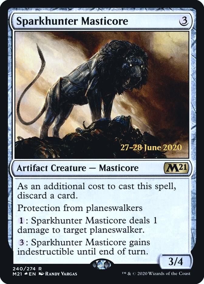 Sparkhunter Masticore 240s/137 (Prerelease Cards)  - Foil | Good Games Modbury
