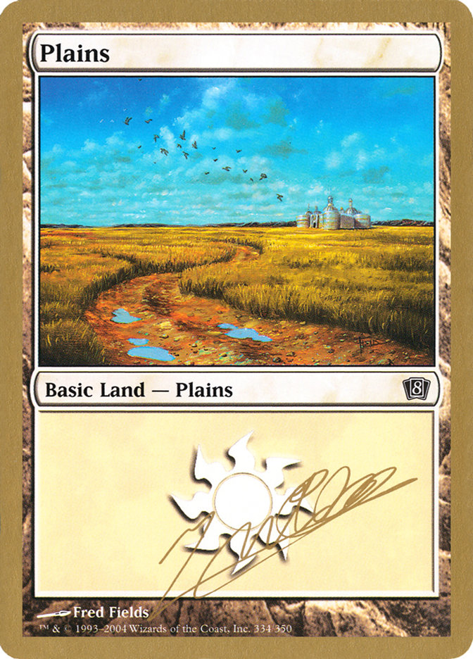 Plains (jn334) (Julien Nuijten) [World Championship Decks 2004] | Good Games Modbury