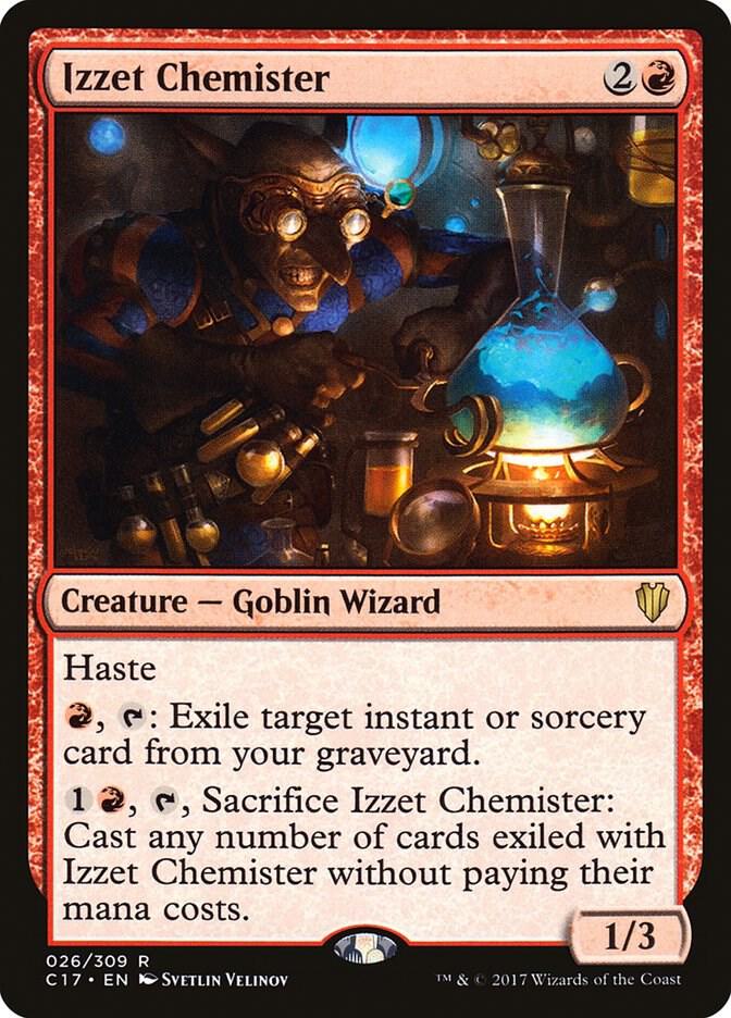 Izzet Chemister 26/309 (Commander 2017)  | Good Games Modbury