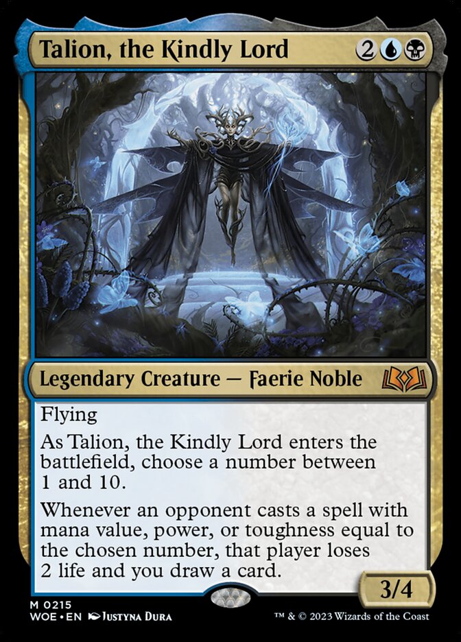 Talion, the Kindly Lord 215 (Wilds of Eldraine)  | Good Games Modbury