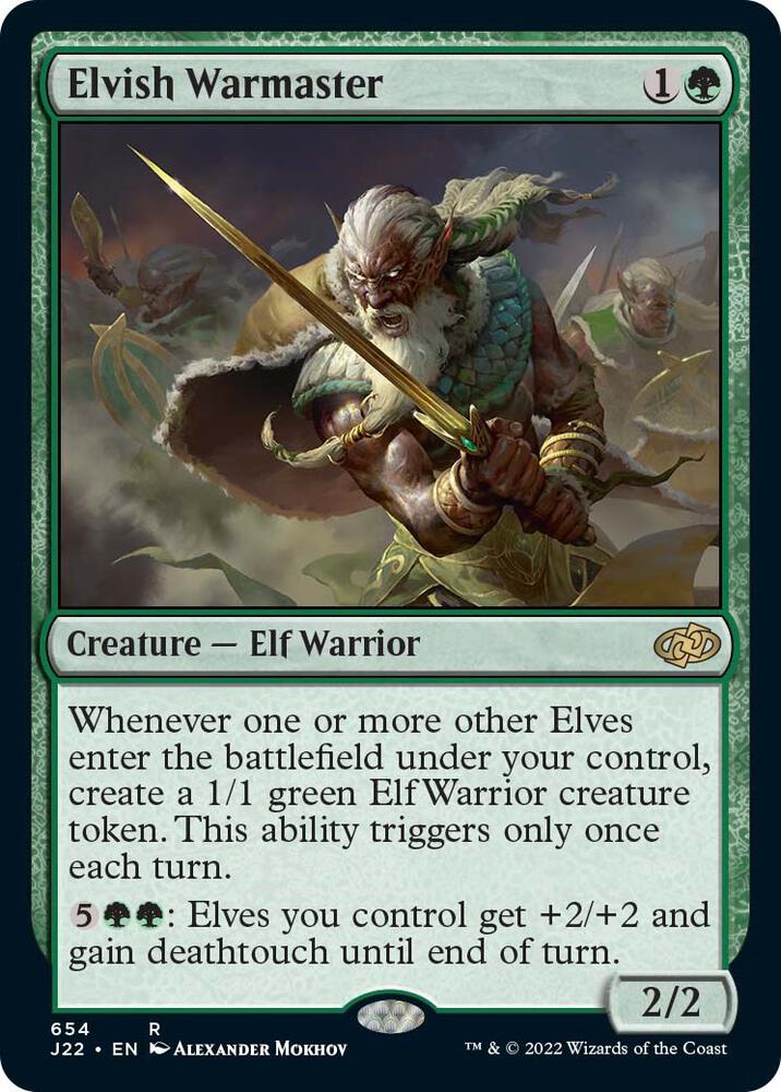 Elvish Warmaster 654 (Jumpstart 2022)  | Good Games Modbury