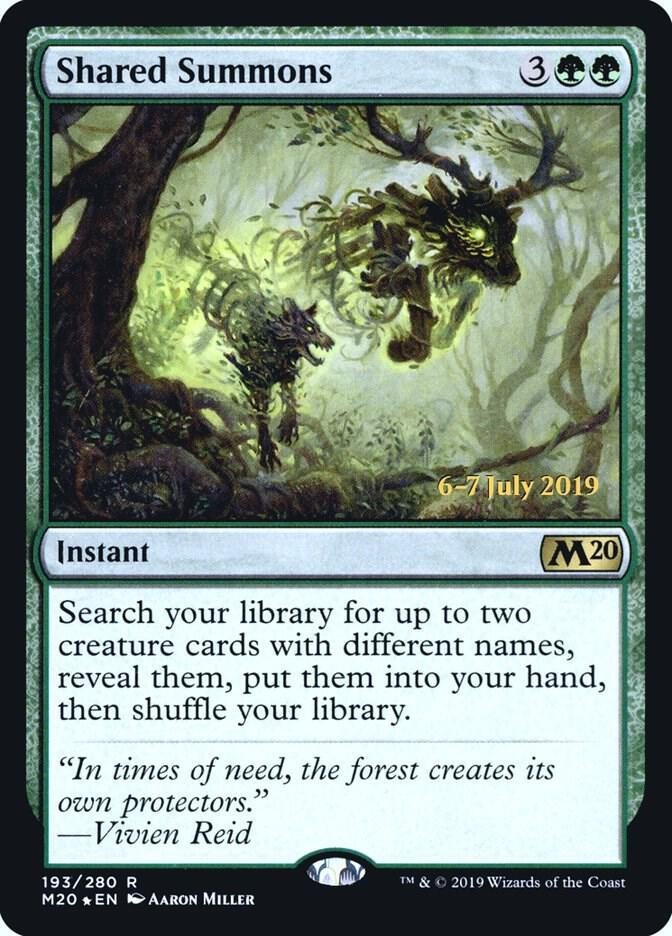 Shared Summons 193s/144 (Prerelease Cards)  - Foil | Good Games Modbury
