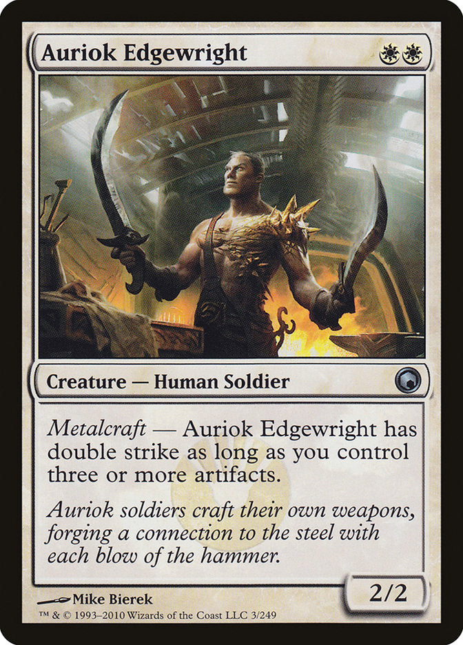 Auriok Edgewright 3/249 (Scars of Mirrodin)  - Foil | Good Games Modbury
