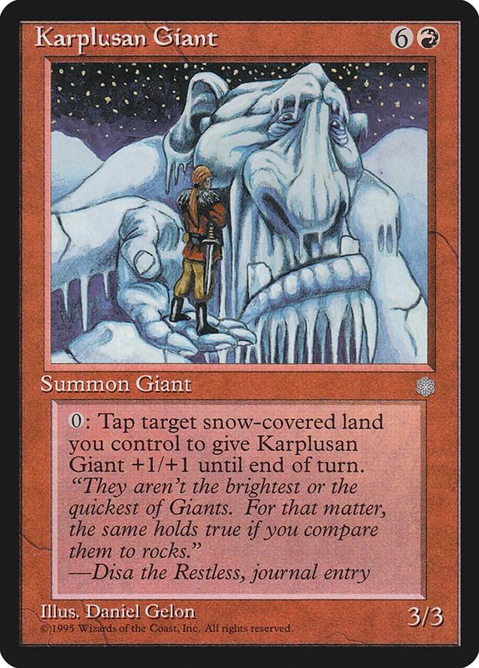 Karplusan Giant 196/383 (Ice Age)  | Good Games Modbury