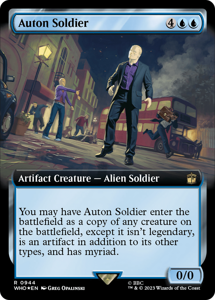 Auton Soldier (Extended Art) (Surge Foil) [Doctor Who] | Good Games Modbury