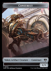 Treasure // Construct (0042) Double-Sided Token [Commander Masters Tokens] | Good Games Modbury
