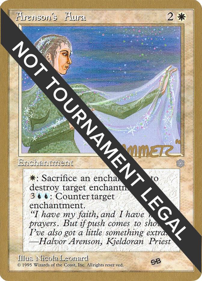 Arensons Aura 1996 Shawn Hammer Regnier ICE SB shr3sb/308 (World Championship Decks)  | Good Games Modbury