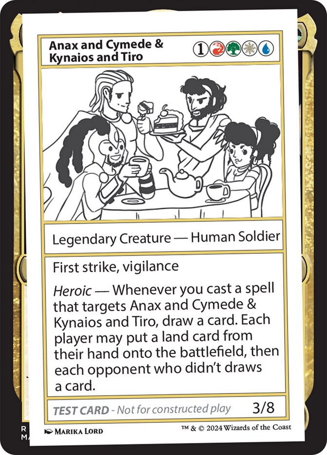 Anax and Cymede & Kynaios and Tiro 589/390 (Mystery Booster 2 Playtest Cards)  | Good Games Modbury