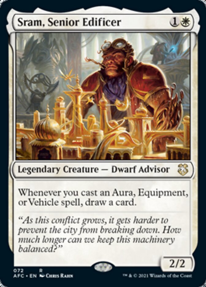 Sram, Senior Edificer [Dungeons & Dragons: Adventures in the Forgotten Realms Commander] | Good Games Modbury