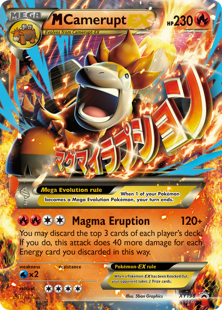 M Camerupt EX (XY198) [XY: Black Star Promos] | Good Games Modbury