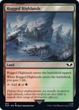 Rugged Highlands 292 (Universes Beyond: Warhammer 40,000)  | Good Games Modbury