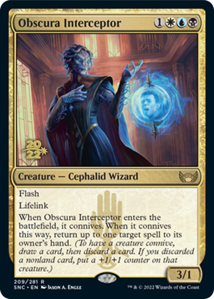 Obscura Interceptor 209s/161 (Prerelease Cards)  - Foil | Good Games Modbury