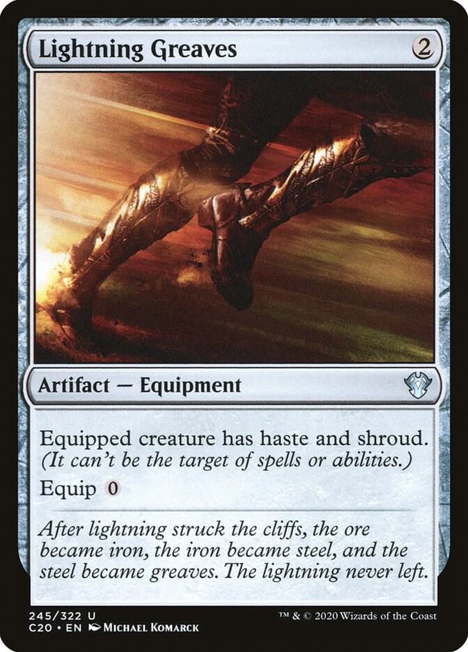 Lightning Greaves 245/322 (Commander 2020)  | Good Games Modbury