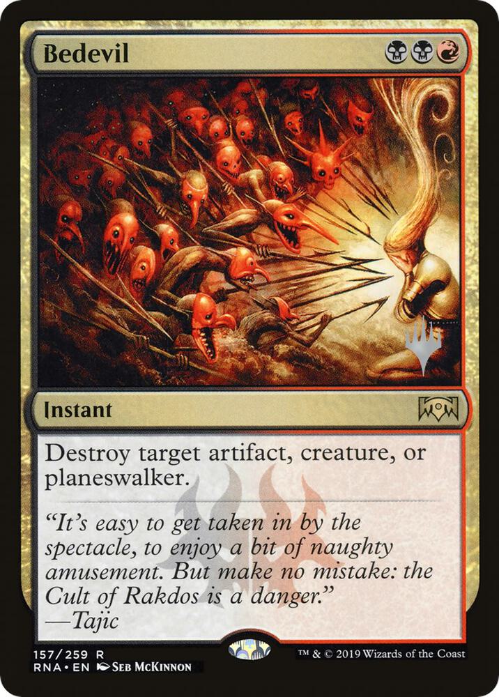 Bedevil 157 (Promo Pack: Throne of Eldraine)  - Foil | Good Games Modbury