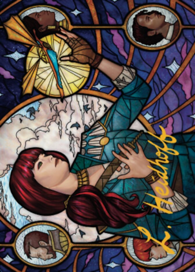 Jhoira, Ageless Innovator Art Card (Gold-Stamped Signature) [Dominaria United Art Series] | Good Games Modbury