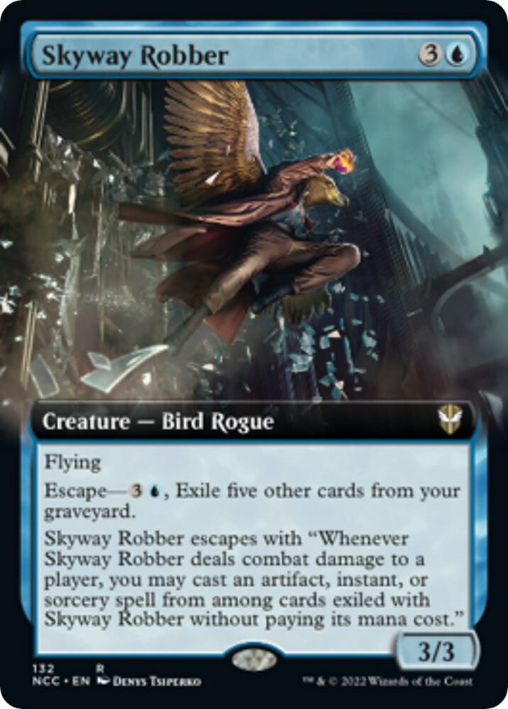 Skyway Robber Extended Art 132 (Commander: Streets of New Capenna)  | Good Games Modbury