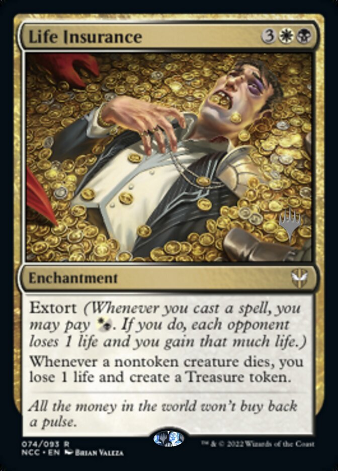 Life Insurance (Promo Pack) [Streets of New Capenna Commander Promos] | Good Games Modbury