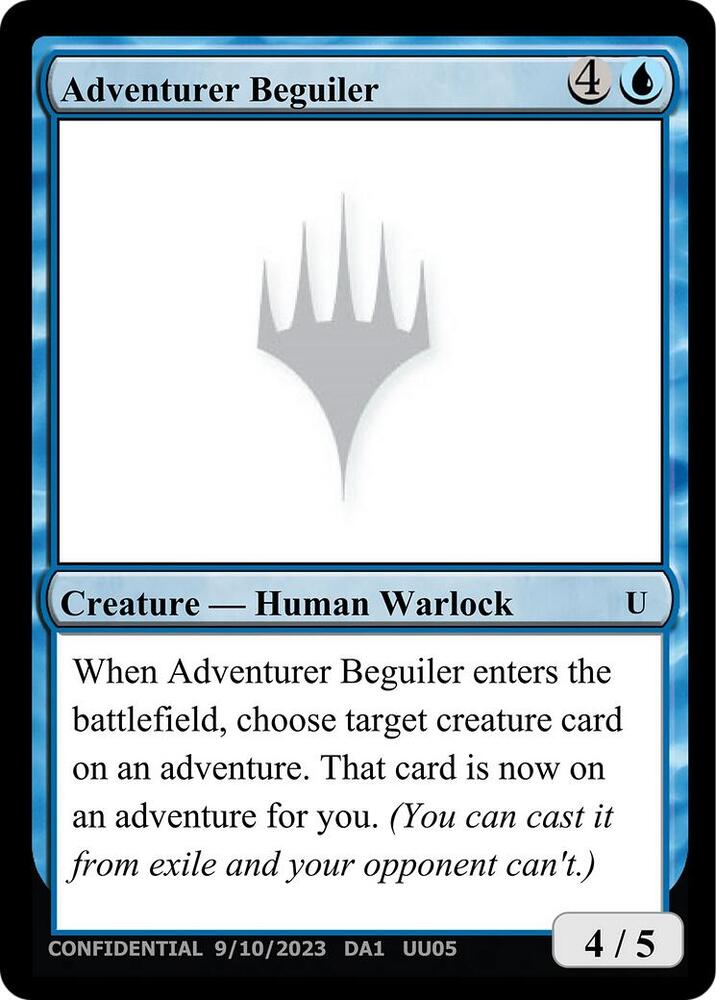 Adventurer Beguiler UU05/477 (Un-Known Event Playtest Cards)  | Good Games Modbury