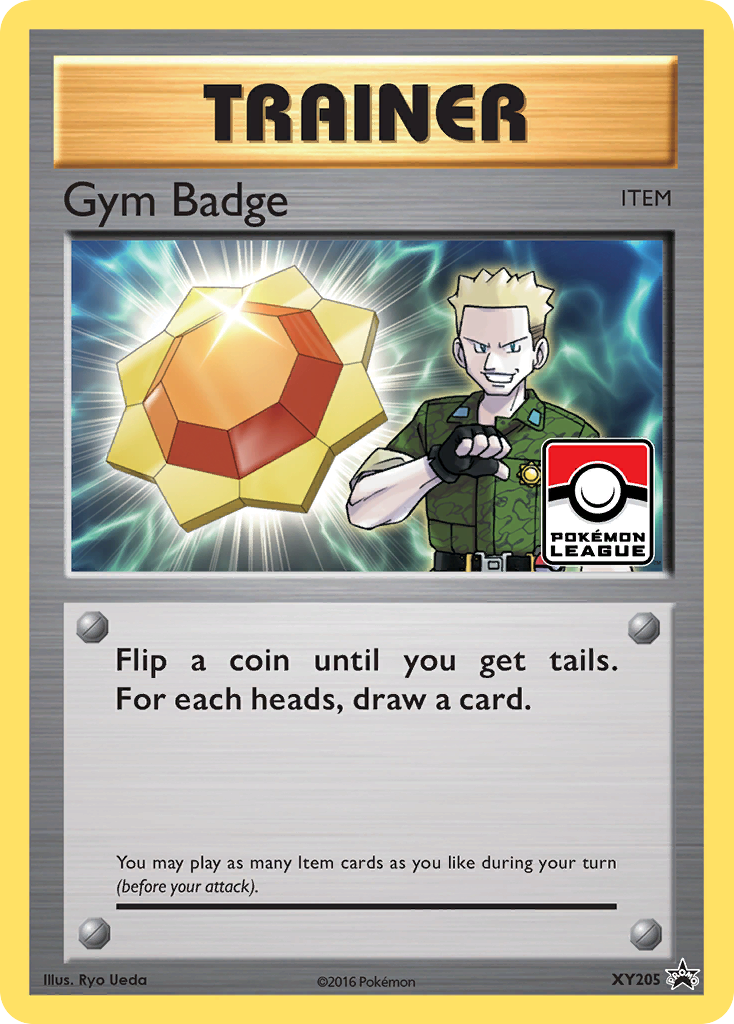 Gym Badge (XY205) (Lt. Surge) [XY: Black Star Promos] | Good Games Modbury