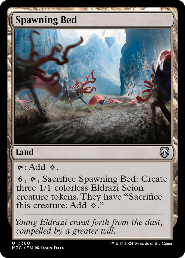 Spawning Bed (Ripple Foil) [Modern Horizons 3 Commander] | Good Games Modbury