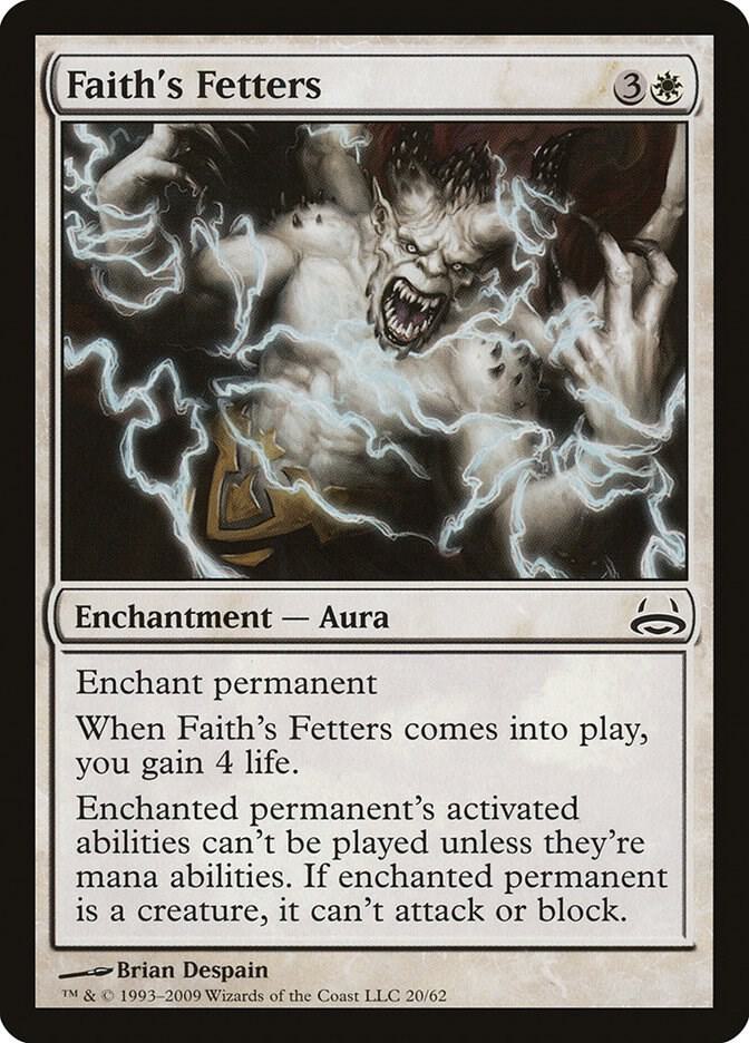 Faith's Fetters 20/62 (Duel Decks: Divine vs. Demonic)  | Good Games Modbury